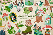 Goblincore, Cottegecore, Green witch, a Seasonal Illustration by SecondOfJuly (Thumbnail 1 of 5)