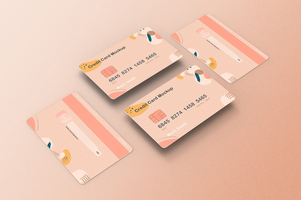 Credit Card Mockups Set | 51 PSD, a Print Template by ExplicitConcepts (Photo 32 of 51)
