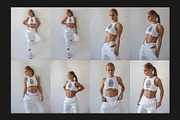 Sport Pants and Tank-Top Mock-Up Set, a Bottom Mockup by Freeman Studio (Thumbnail 7 of 15)