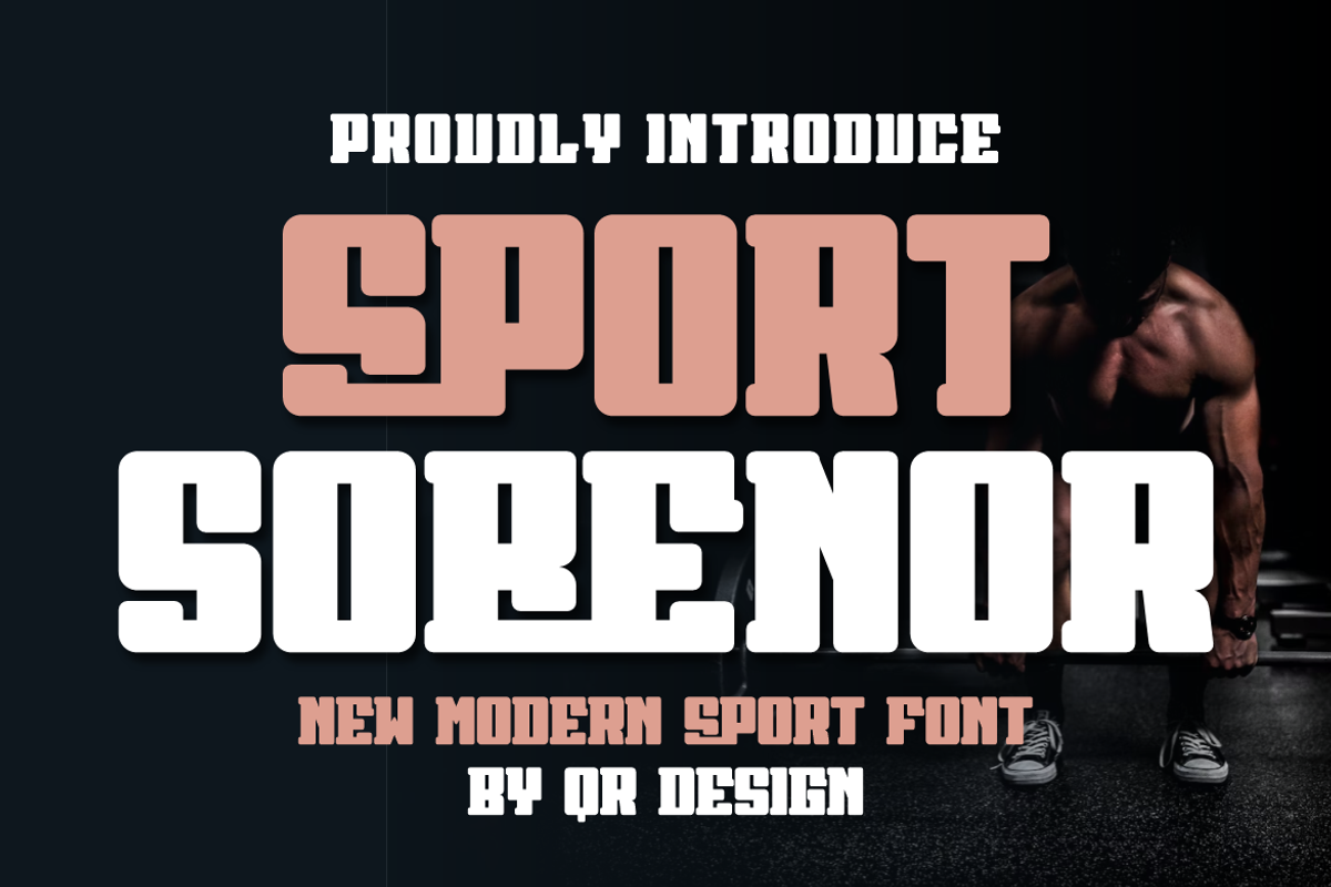 Sport Sobenor, a Sans Serif Font by QR Design Studio (Photo 1 of 7)