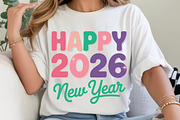 Happy New Year 2026 Svg Bundle, an Object Graphic by DollarSmart (Thumbnail 2 of 4)