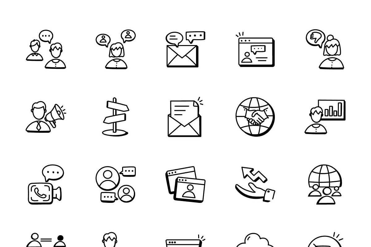 Meeting and Discussion, an Outline Icon by Brickclay (Photo 8 of 8)