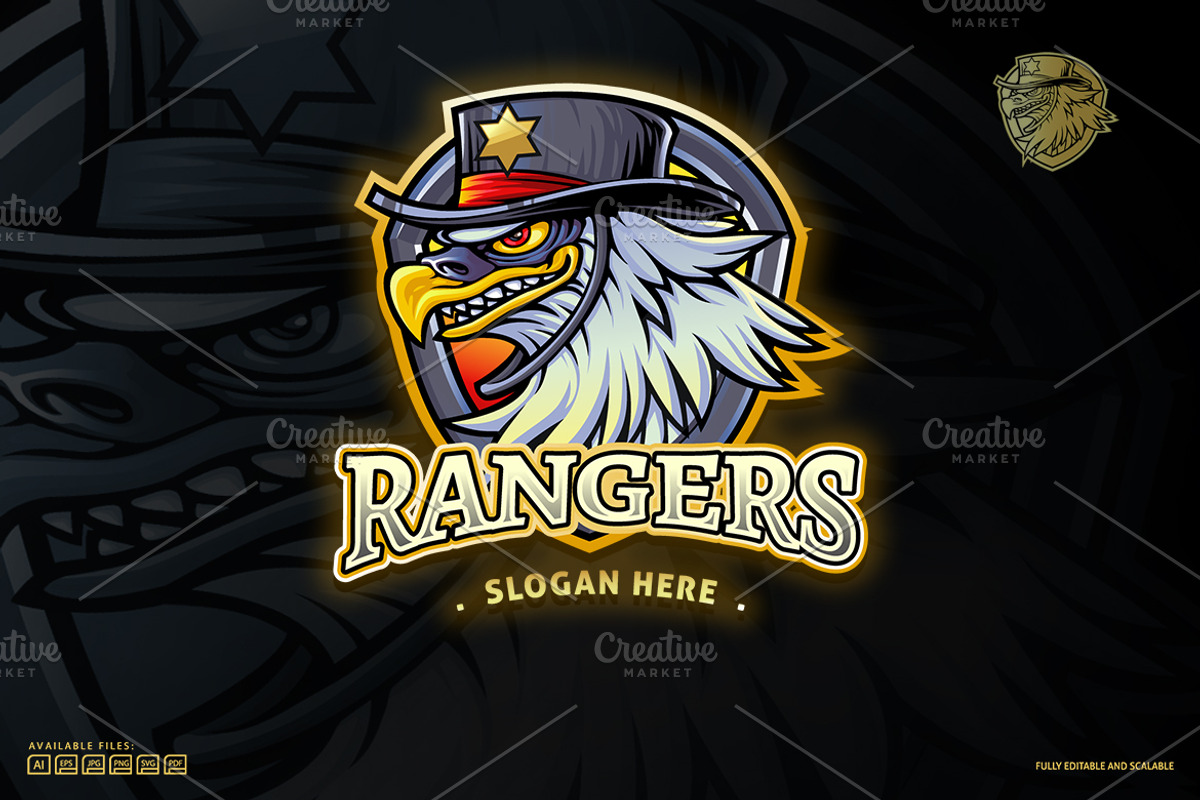 Ranger Marshall Griffin Logo, a Branding & Logo Template by Kongstones_std (Photo 1 of 4)