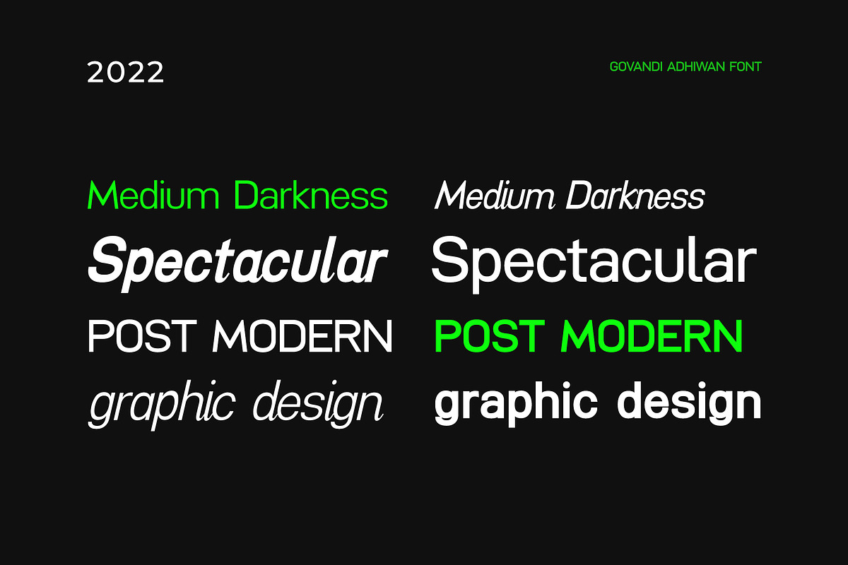 Govandi Adhiwan Sans Serif Family, a Sans Serif Font by UICreative (Photo 2 of 12)