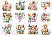 Easter ballerina fairy sublimation, an Illustration by RobertsArt (Thumbnail 3 of 7)