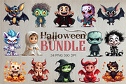 Big bundle of Halloween characters., an Animal Illustration by KENO Mascots (Thumbnail 1 of 12)