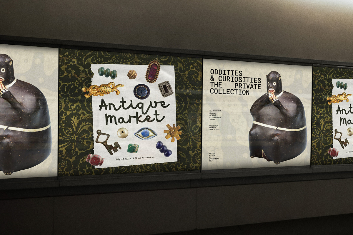 Uncanny Relics: Collage Elements, an Object Graphic by Anastasiia VNSK (Photo 5 of 19)