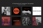 Dark Canva Instagram Posts, a Social Media Template by angela simone creative (Thumbnail 5 of 6)
