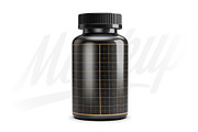 250g Plastic Black Jar Mockup, a Packaging Mockup by Reformer Mockup (Thumbnail 5 of 6)