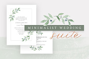 Minimalist Wedding Invitation Suite, an Invitation Template by Victoria Bilsborough (Thumbnail 1 of 3)