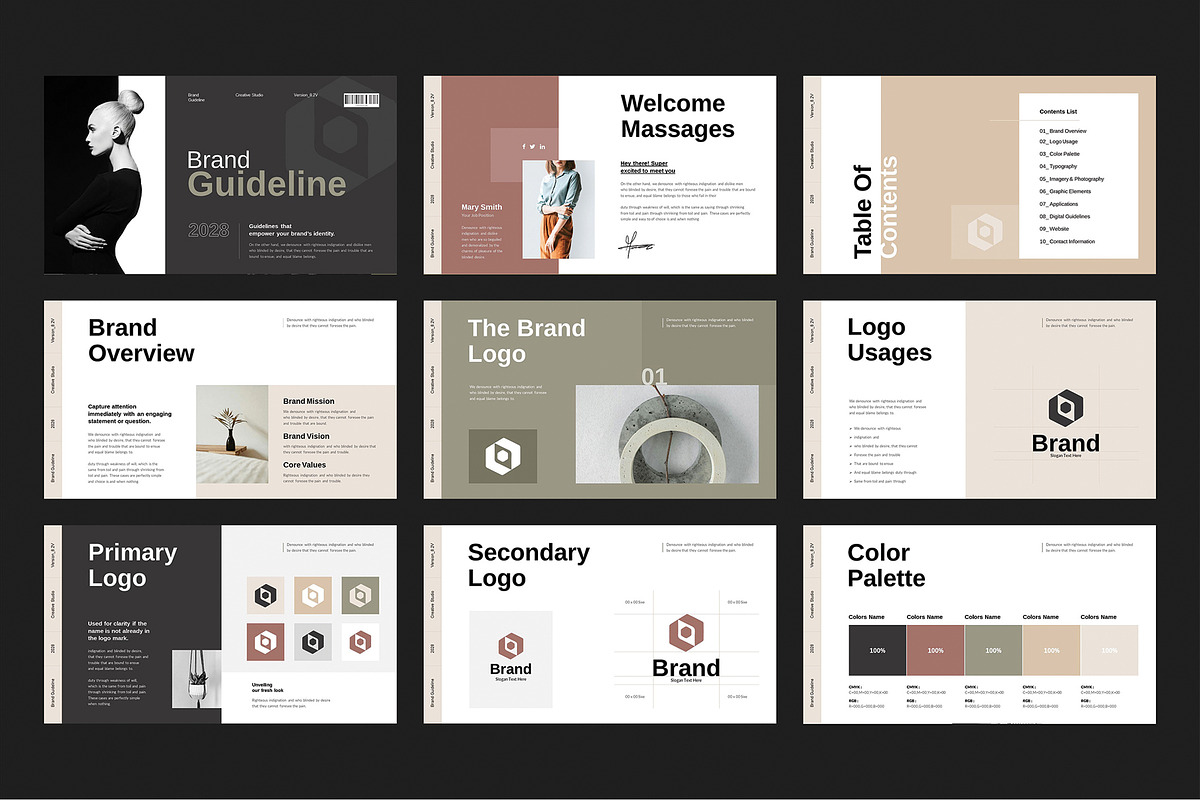 Brand Guideline Presentation, a Presentation Template by Cleffon_Graphic_Studio (Photo 2 of 4)