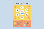 Fitness Infographic Pack With Icons, an Icon by Flat Icons (Thumbnail 3 of 8)