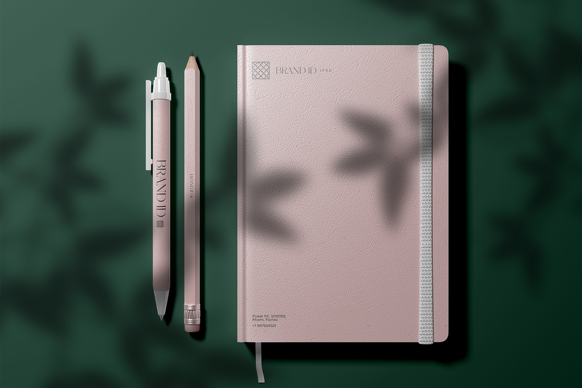 Stationery Set Mockup, a Product Mockup by Xtrahive