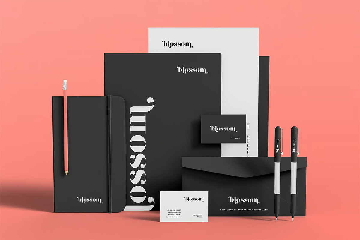 Stationary Branding Mock-up, a Product Mockup by zippypixelstudio (Photo 7 of 10)