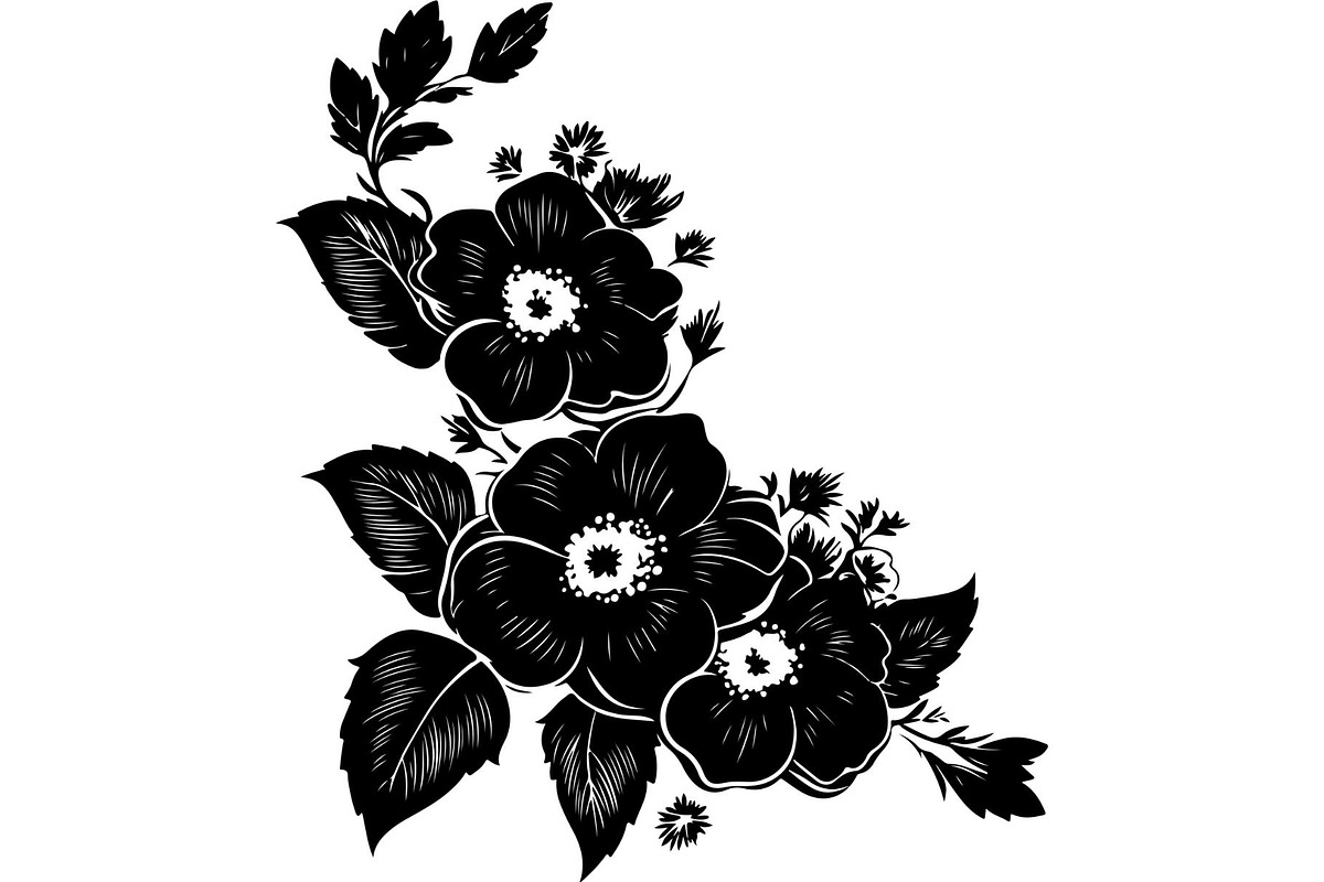 Vintage Floral Corner SVG Bundle, an Object Graphic by Designer_Momina (Photo 8 of 14)