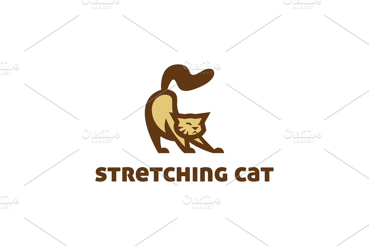 Stretching Cat - Animal Mascot Logo, a Branding & Logo Template by ashenterprise (Photo 1 of 5)