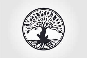 Root Of The Tree logo illustration., a Branding & Logo Template by PrastHF