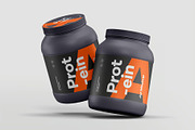Protein Jar Mockup, a Packaging Mockup by zippypixelstudio (Thumbnail 3 of 15)