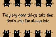 Black Cat Font, a Font by MyFontsShop (Thumbnail 3 of 6)