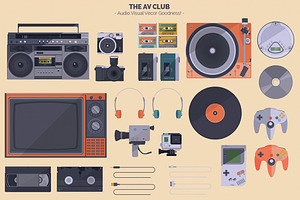The AV Club - Audio Visual Vectors