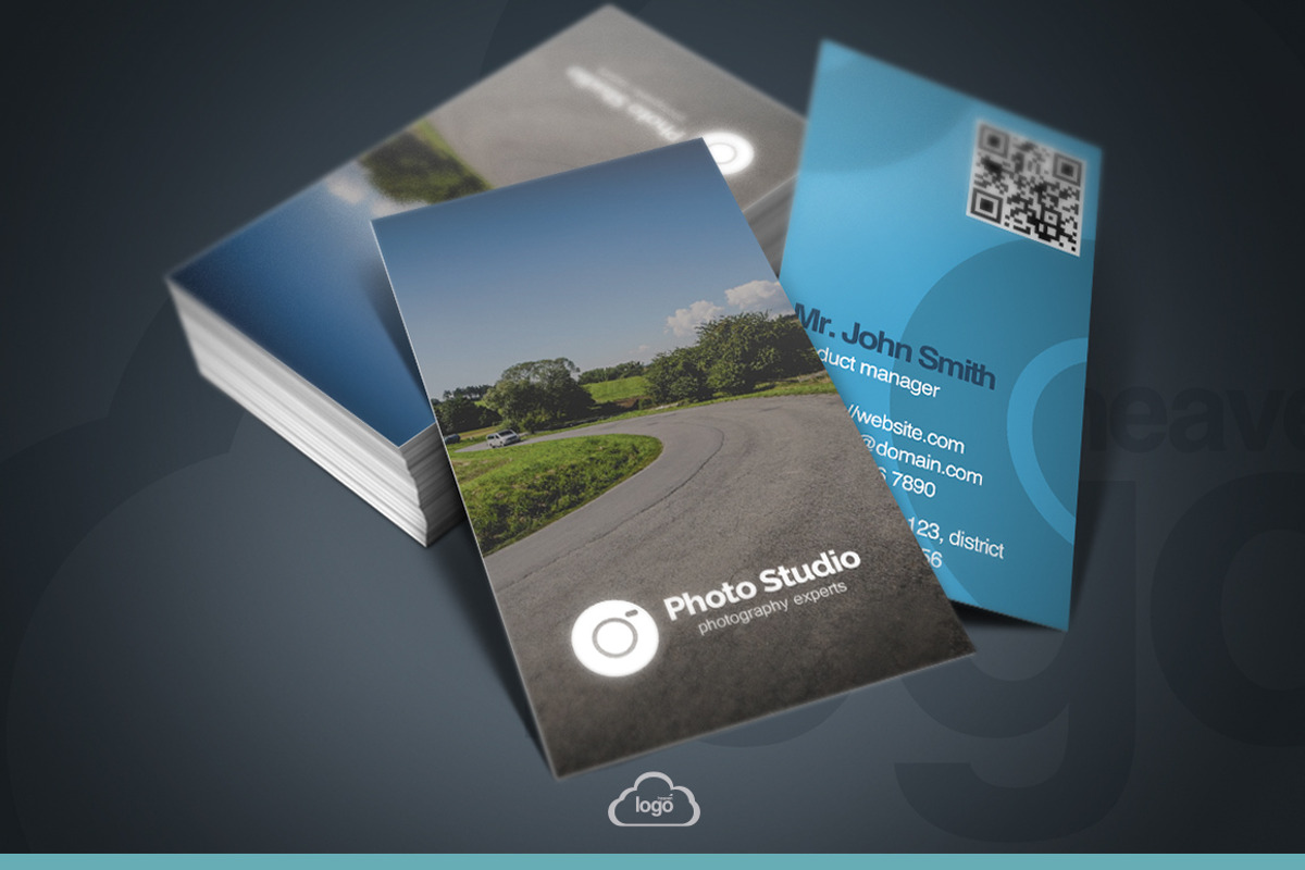 Photo Studio Business Card, a Business Card Template by Logo Heaven (Photo 3 of 5)