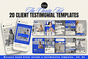 Client Win Instgram CANVA Templates, a Social Media Template by Marketello Studio (Thumbnail 1 of 5)
