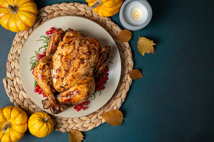 Thanksgiving roasted whole chicken, a Food & Drink Photo by LanaSweet