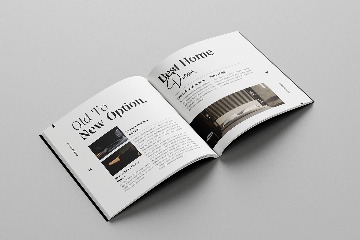 Square Interior Design Magazine, a Magazine Template by Spark_Creative (Photo 11 of 16)
