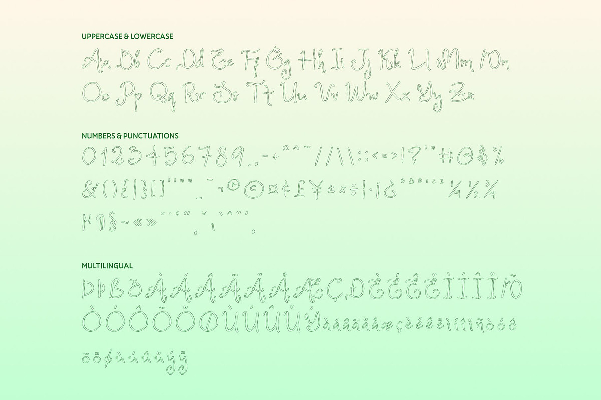 CS Artesia Dashed, a Handwritten Font by Craft Supply Co. (Photo 8 of 8)