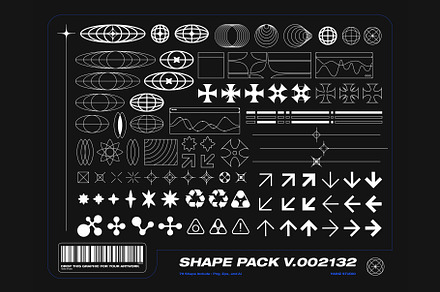 Shape Pack v.002132, an Object Graphic by Hainz Studio
