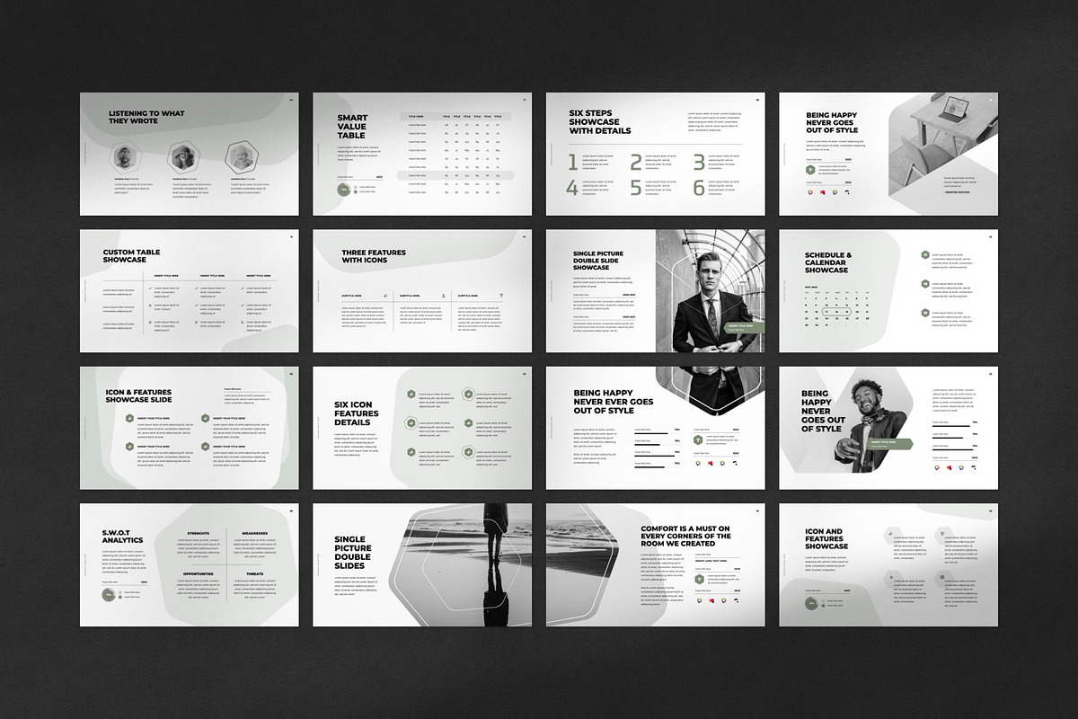 Hexagon Animated Presentation, a Presentation Template by Creathrive Design (Photo 7 of 12)