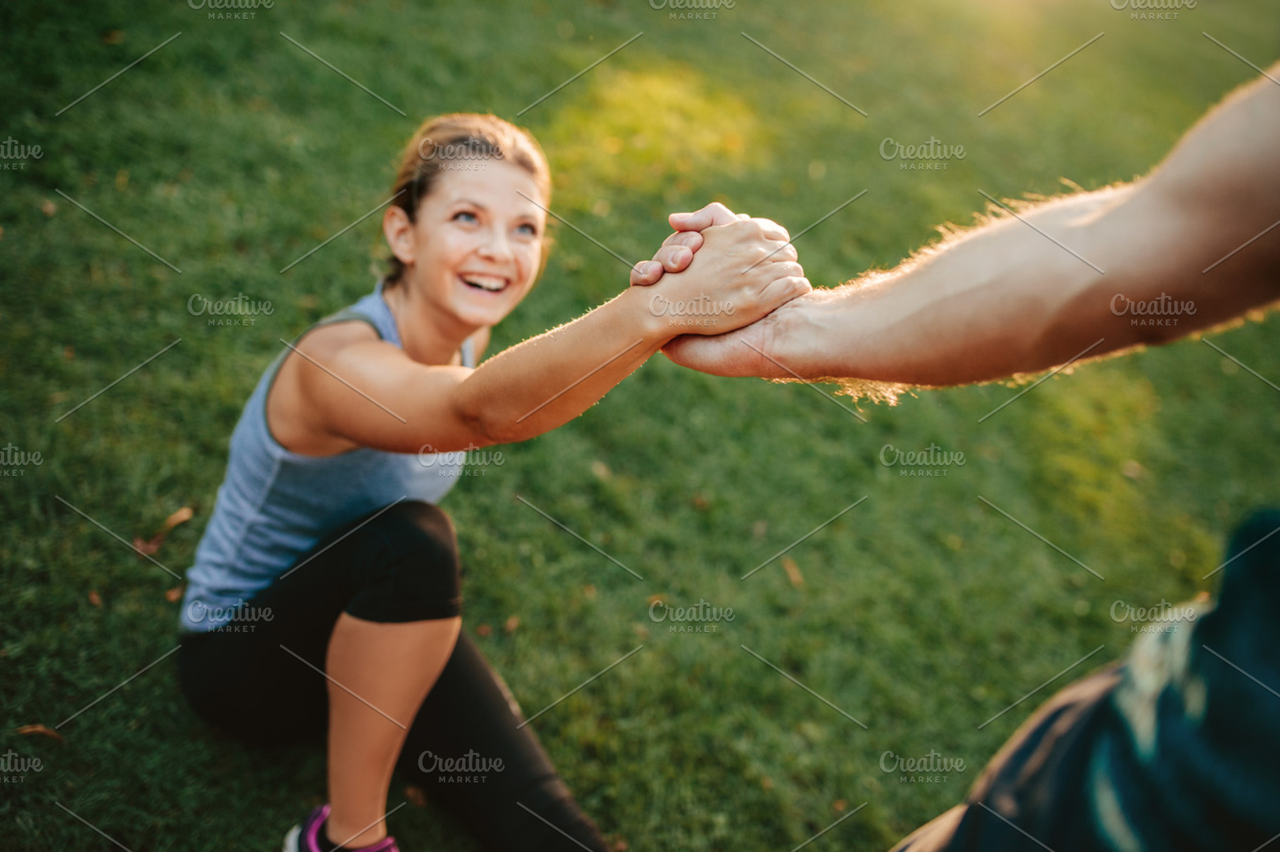 Man helping her girlfriend, a Sports & Recreation Photo by Jacob Lund