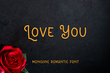Love You - Handwriting Script Font