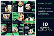 College Editable Instagram Post, a Social Media Template by Mohammad Sarfaraz (Thumbnail 3 of 5)