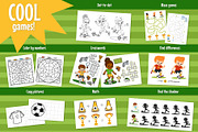 Football Printable Playmats for Kids, a Sport Illustration by Ksenya Savva (Thumbnail 5 of 6)