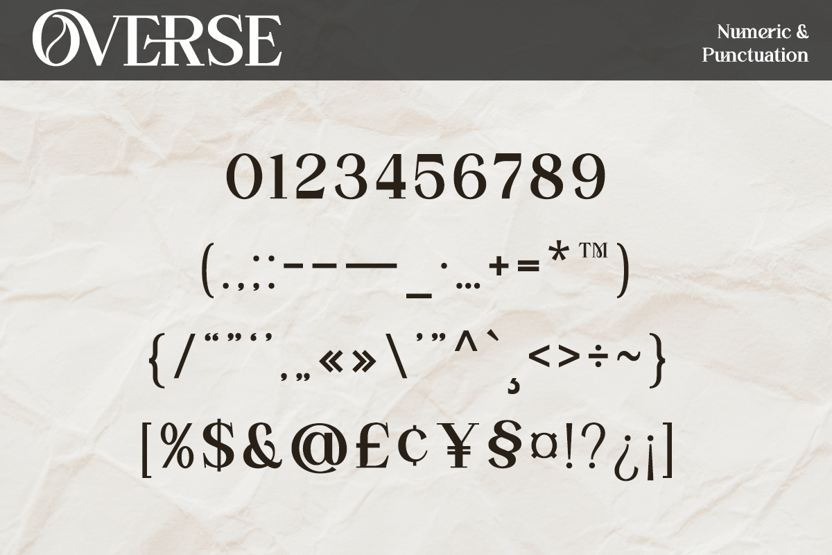 Overse - Modern Serif Typeface, a Serif Font by Font Liner (Photo 10 of 12)