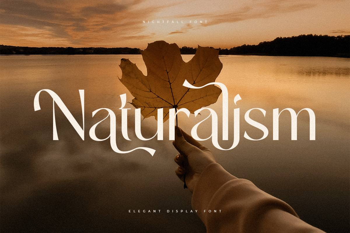 Rainfall - Elegant Display Font, a Sans Serif Font by Sensatype (Photo 3 of 16)