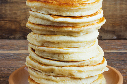 Stack of pancakes stock photo containing breakfast and cake, a Food & Drink Photo by AksanaYasi