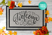 Sublimation Doormat Mockup - Fall, a Product Mockup by Simply Mockups (Thumbnail 2 of 2)