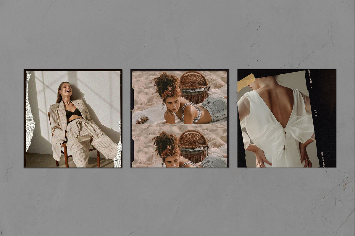 CANVA & PS / 120 Film Frames, a Social Media Template by Simple có (Photo 10 of 17)