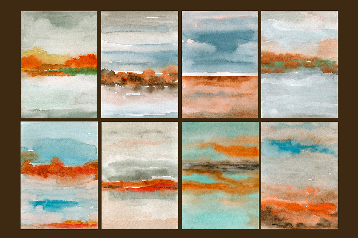 Abstract Autumn Landscapes, a Background Graphic by Marmoris.Arts (Photo 4 of 16)