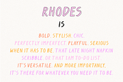 Rhodes | A Stylishly Bold Font Duo, a Font by Karissa Macapagal (Thumbnail 2 of 10)