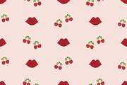 Cherry, Daisy, Lips, Seamless 10 pk, a Pattern Graphic by Amy Lynn Grover (Thumbnail 10 of 10)