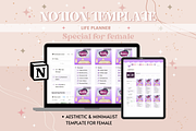 Life Planner Notion Template, a Templates & Theme by bellaROSEworkshop (Thumbnail 2 of 10)
