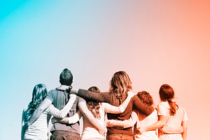 Togetherness stock photo containing community and family