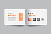 Landscape brand guideline brochure, a Brochure Template by Pavel_design (Thumbnail 9 of 14)