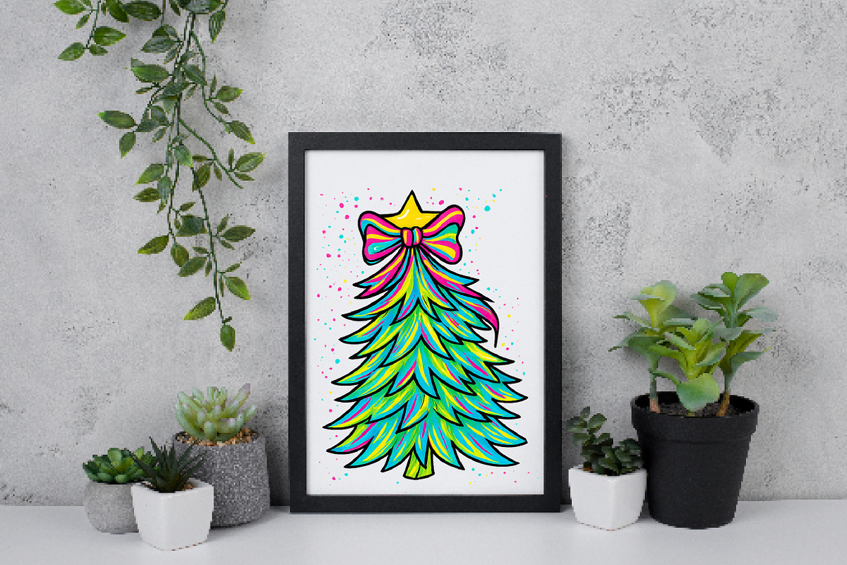 Coquette Christmas PNG Tree, an Illustration by Daily.Designs (Photo 5 of 5)