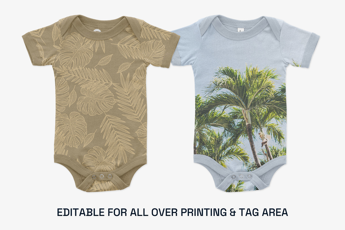 Bella Canvas 100B OnePiece Mockups, a Shirt Mockup by GraphicHero (Photo 9 of 9)