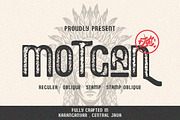 Motgan - Vintage Font, a Sans Serif Font by Vava Aryanto (Thumbnail 1 of 16)