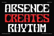 Nabsor - Monowidth Font, a Sans Serif Font by Valentino Vergan (Thumbnail 7 of 14)